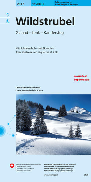 263S Wildstrubel Schneesportkarte - Bundesamt für Landestopografie swisstopo