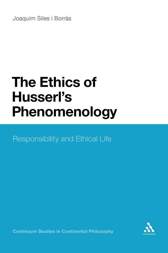 The Ethics of Husserl's Phenomenology