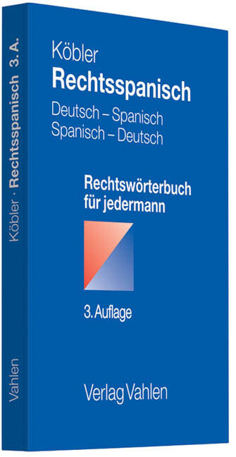 Rechtsspanisch Deutsch-Spanisch / Spanisch-Deutsch
