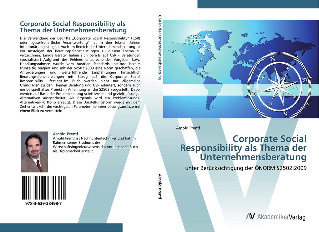 Corporate Social Responsibility als Thema der Unternehmensberatung - Arnold Prentl