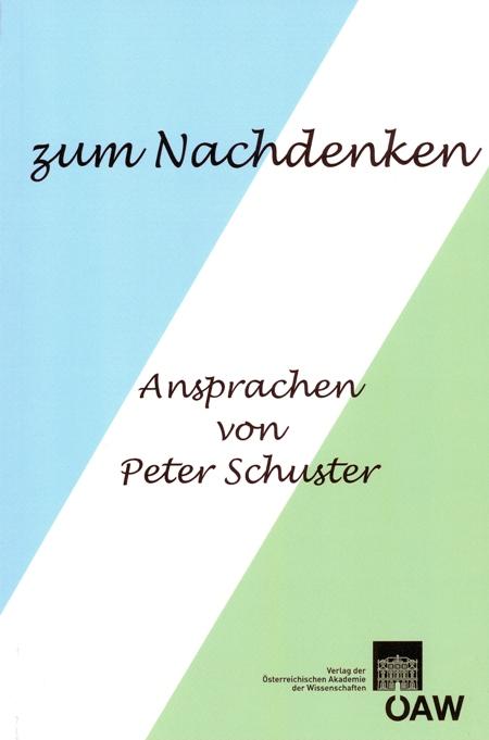 zum Nachdenken - Peter Schuster