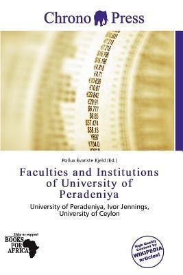 Faculties and Institutions of University of Peradeniya