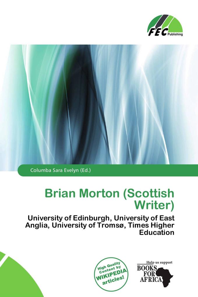 Brian Morton (Scottish Writer)