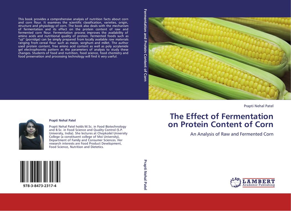 The Effect of Fermentation on Protein Content of Corn - Prapti Nehal Patel