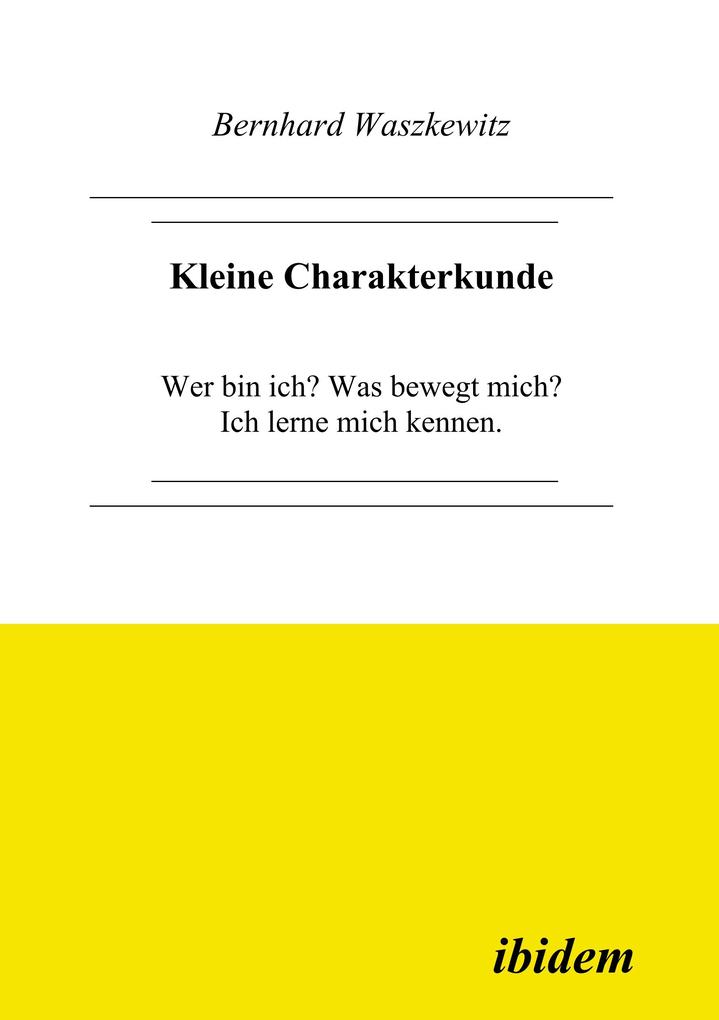 Kleine Charakterkunde