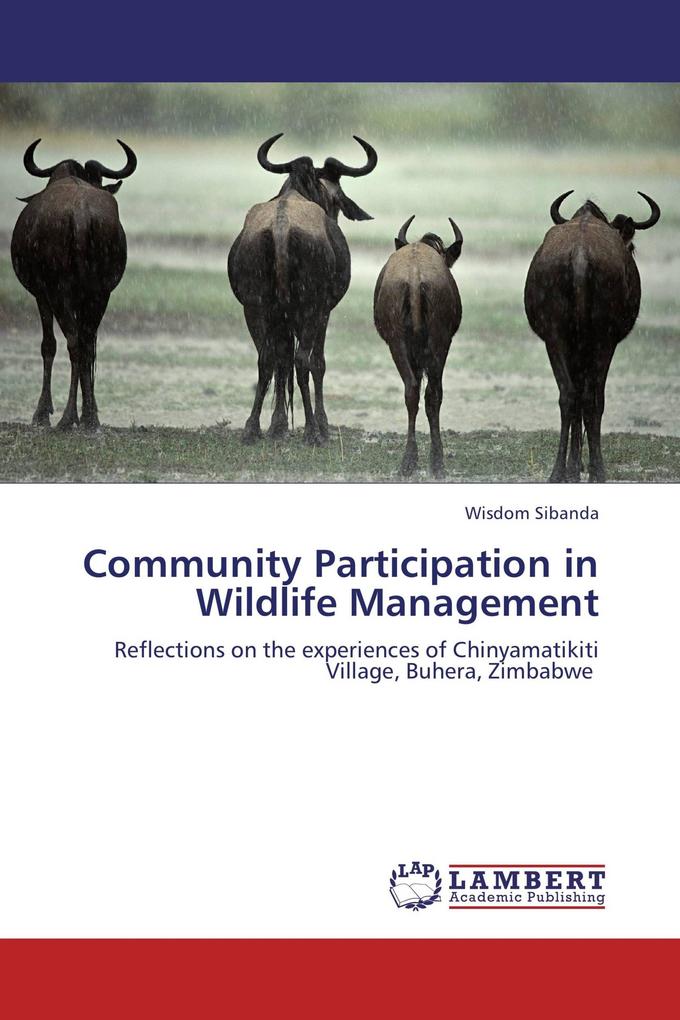 Community Participation in Wildlife Management