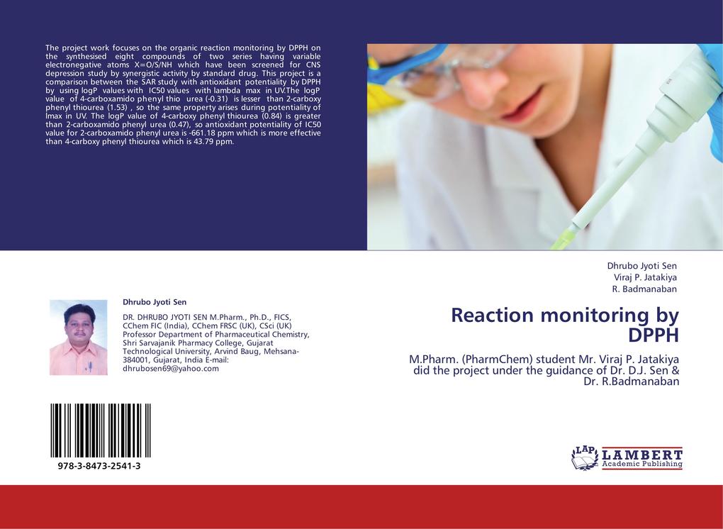 Reaction monitoring by DPPH