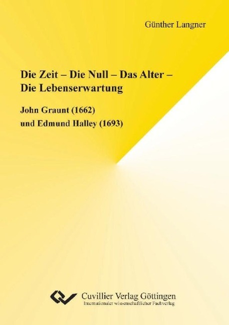 Die Zeit - Die Null - Das Alter - Die Lebenserwartung. John Graunt (1662) und Edmund Halley (1693)