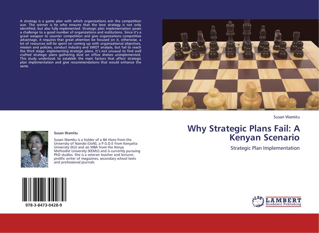 Why Strategic Plans Fail: A Kenyan Scenario als Buch von Susan Wamitu - Susan Wamitu