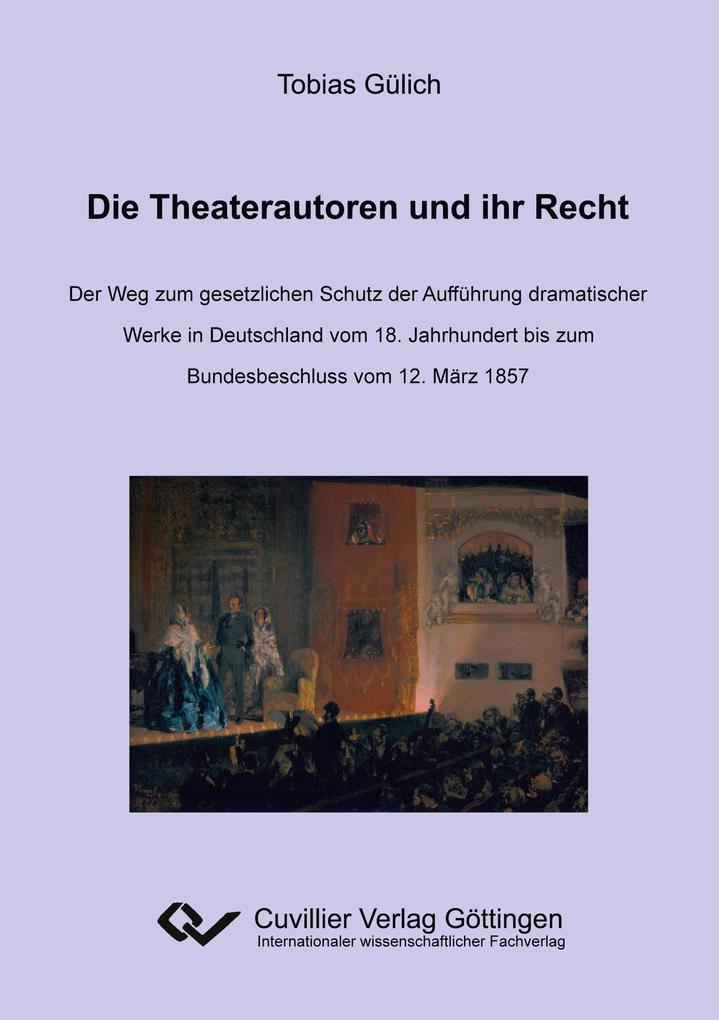 Die Theaterautoren und Ihr Recht