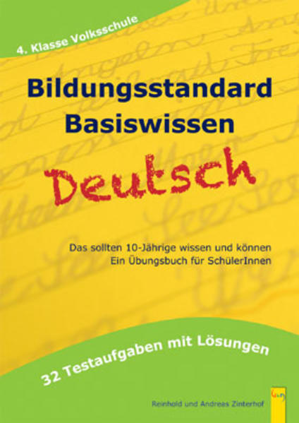 Image of Bildungsstandard Deutsch Basiswissen 4. Klasse Volksschule