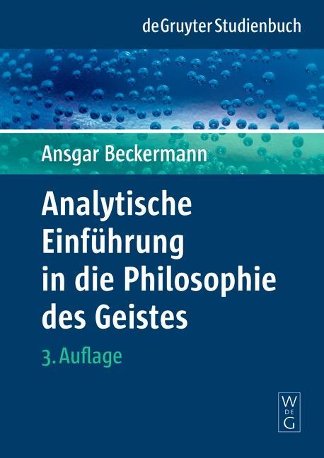 Analytische Einführung in die Philosophie des Geistes