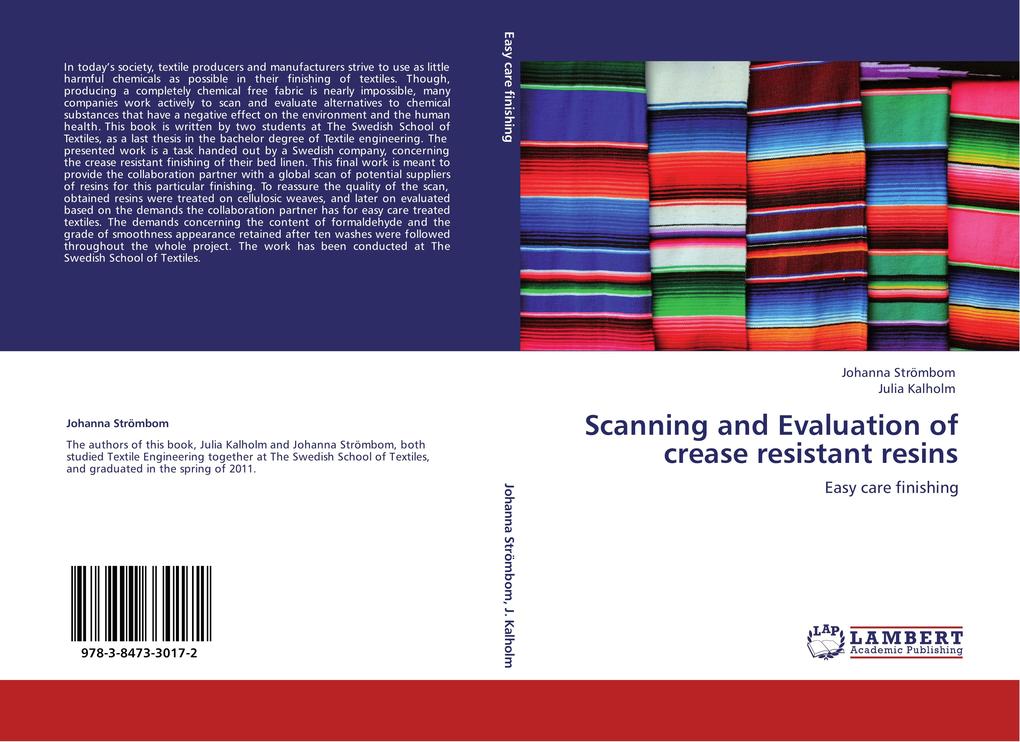 Scanning and Evaluation of crease resistant resins