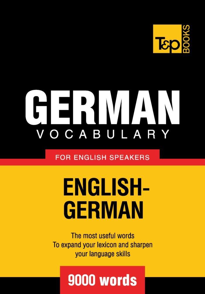 German vocabulary for English speakers - 9000 words