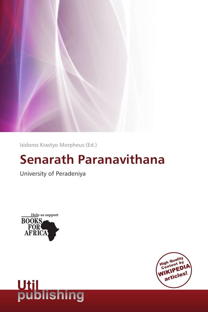 Senarath Paranavithana