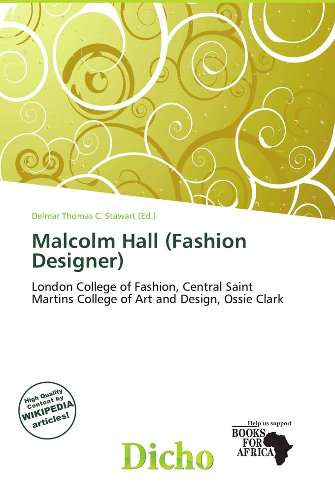 Malcolm Hall (Fashion Designer)