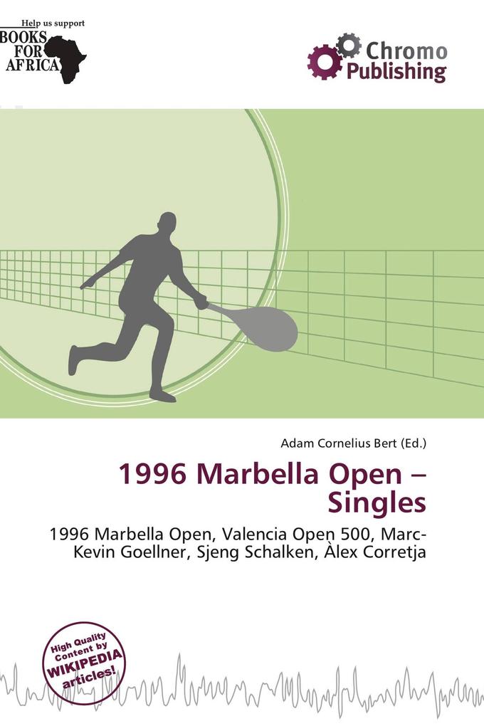 1996 Marbella Open - Singles