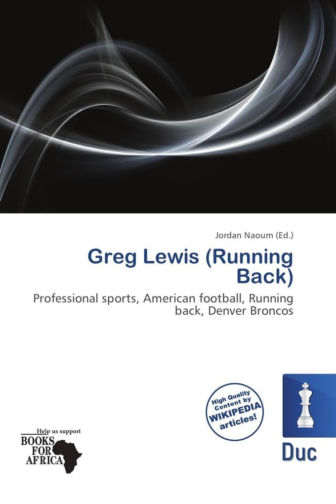 Greg Lewis (Running Back)