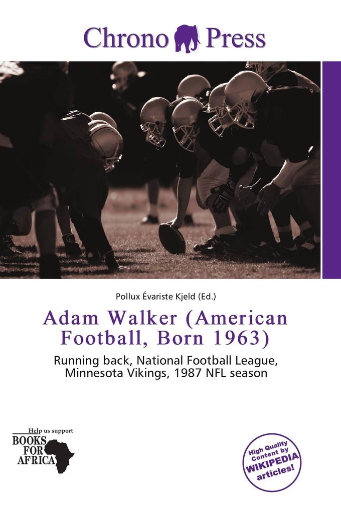 Adam Walker (American Football Born 1963)