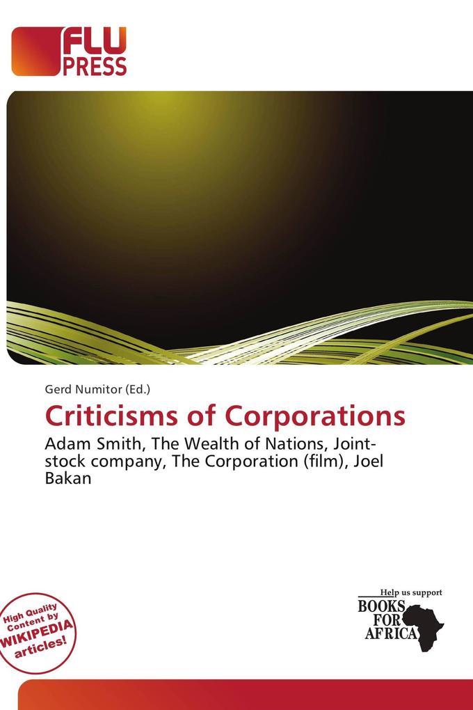 Criticisms of Corporations