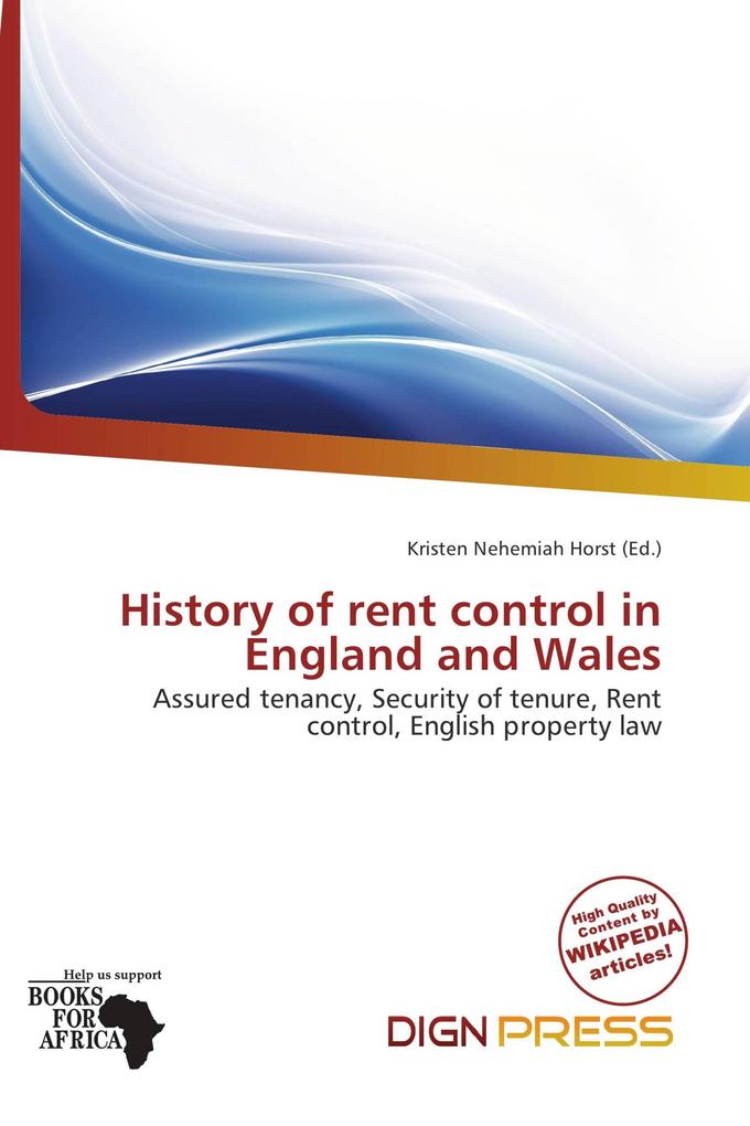 History of rent control in England and Wales