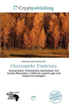 Chorizanthe Fimbriata
