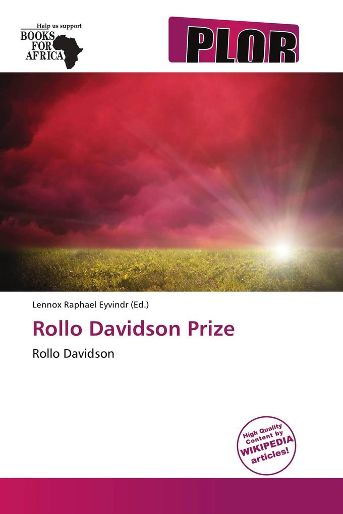Rollo Davidson Prize