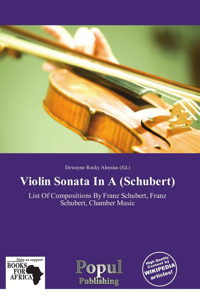 Violin Sonata In A (Schubert)