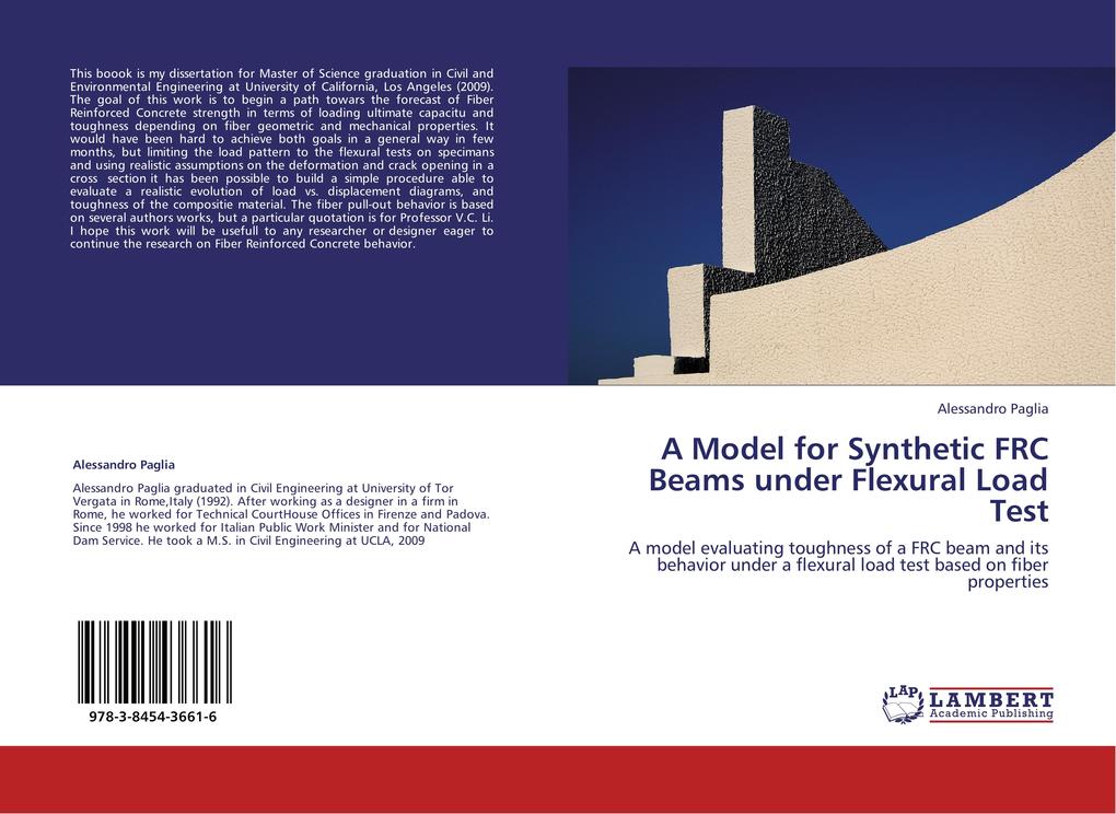 A Model for Synthetic FRC Beams under Flexural Load Test - Alessandro Paglia