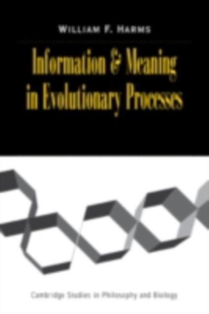 Information and Meaning in Evolutionary Processes als eBook Download von William F. Harms - William F. Harms