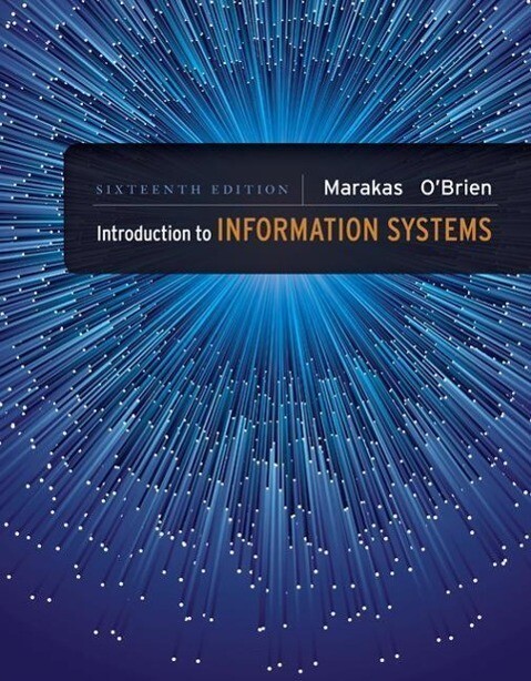 Introduction to Information Systems - Loose Leaf - George Marakas/ James O'Brien