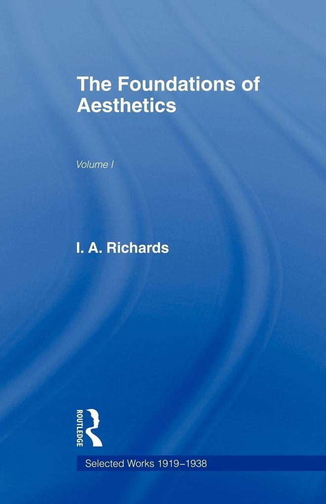 Foundations Aesthetics V 1