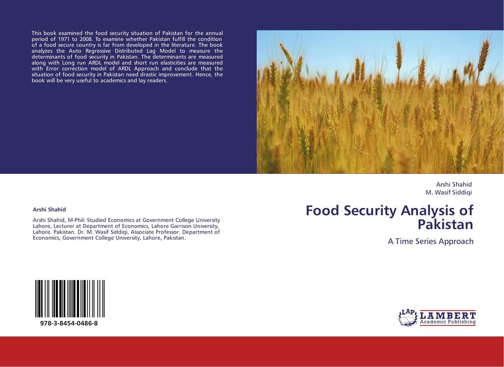 Food Security Analysis of Pakistan
