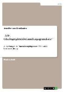 'Ade Gläubigergleichbehandlungsgrundsatz?'