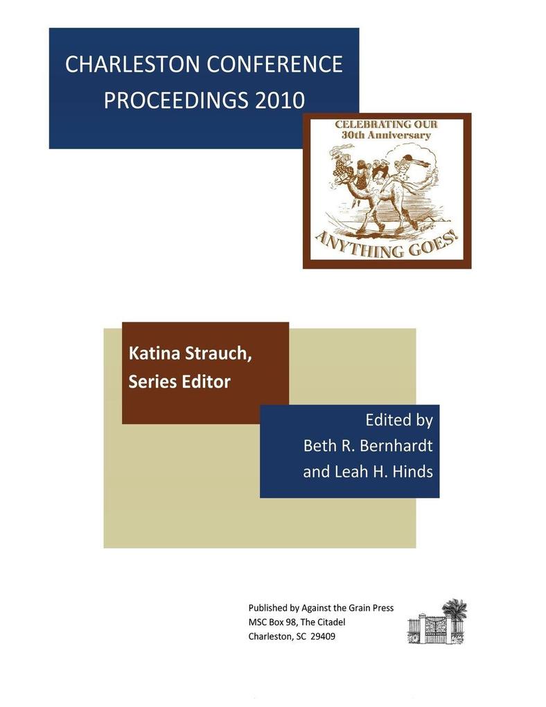 Charleston Conference Proceedings 2010