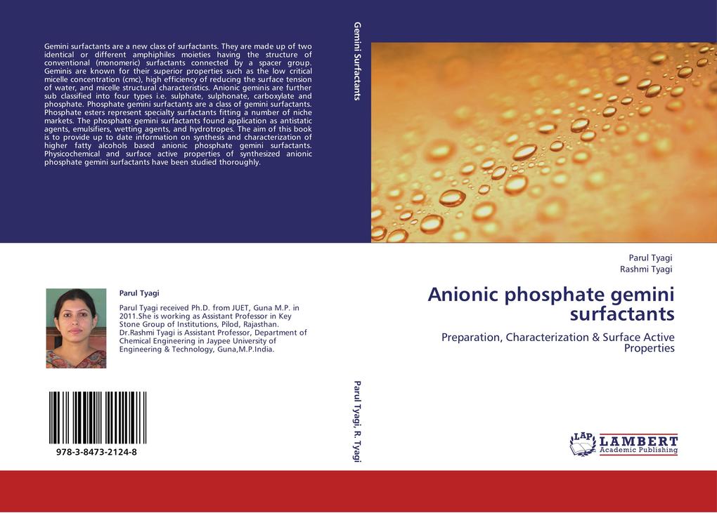 Anionic phosphate gemini surfactants
