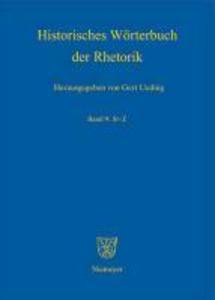 Historisches Wörterbuch der Rhetorik St - Z