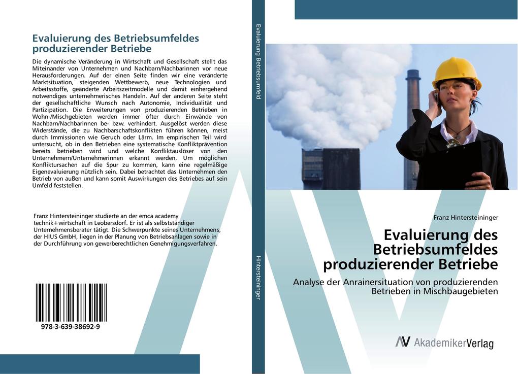 Evaluierung des Betriebsumfeldes produzierender Betriebe