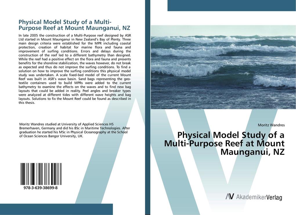 Physical Model Study of a Multi-Purpose Reef at Mount Maunganui NZ