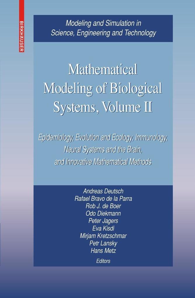 Mathematical Modeling of Biological Systems Volume II