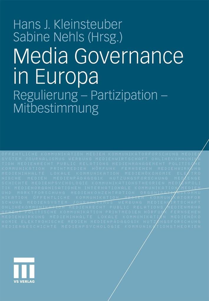 Media Governance in Europa