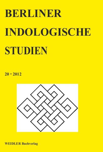 Berliner Indologische Studien Band 20
