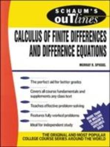 Schaum‘s Outline of Calculus of Finite Differences and Difference Equations