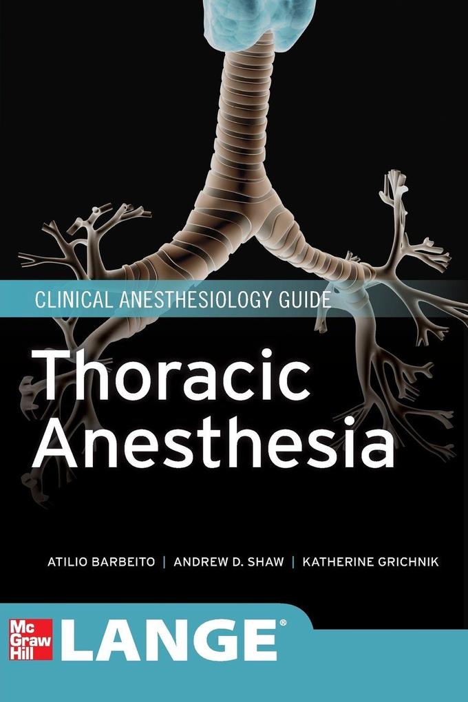 Thoracic Anesthesia
