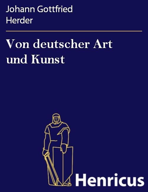 Von deutscher Art und Kunst