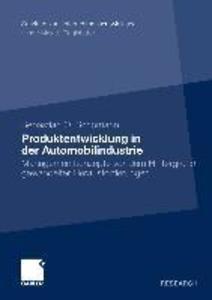 Produktentwicklung in der Automobilindustrie - Sebastian O. Schömann