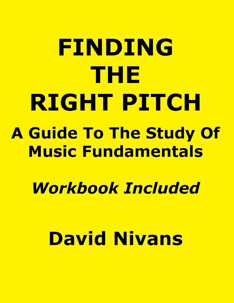 Finding the Right Pitch