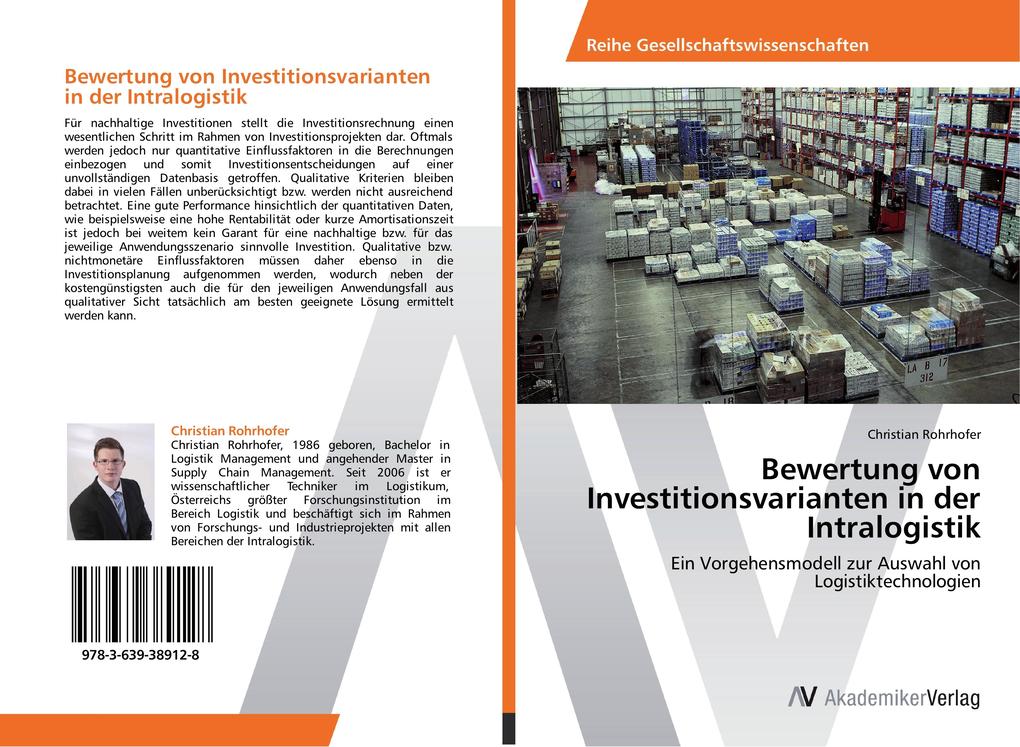 Bewertung von Investitionsvarianten in der Intralogistik
