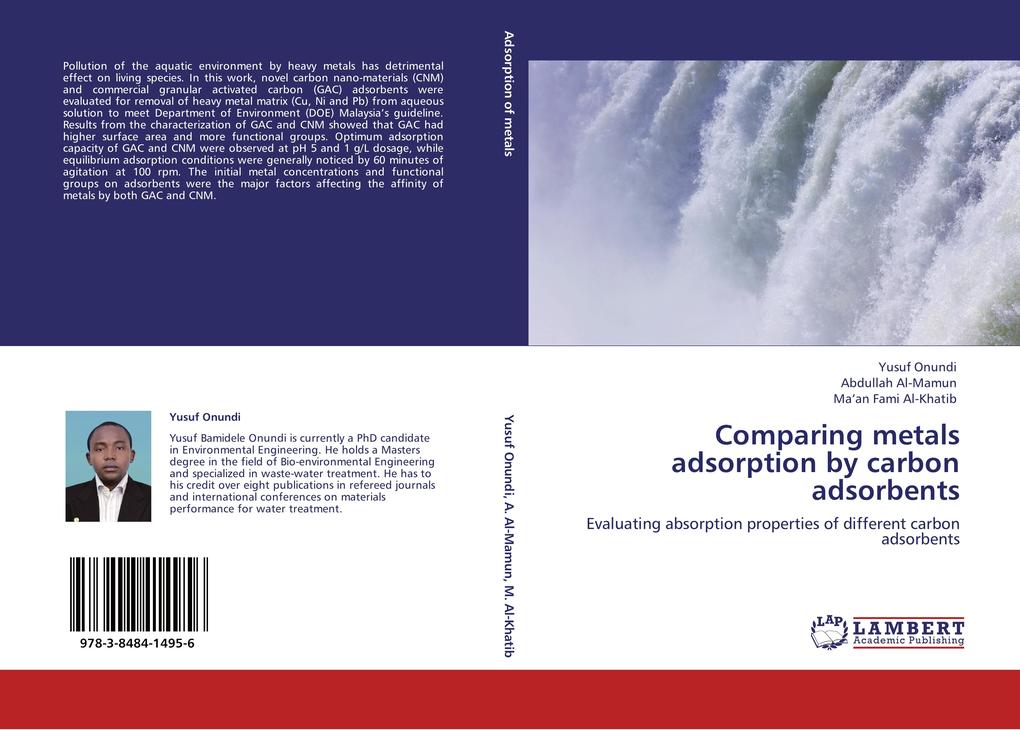 Comparing metals adsorption by carbon adsorbents