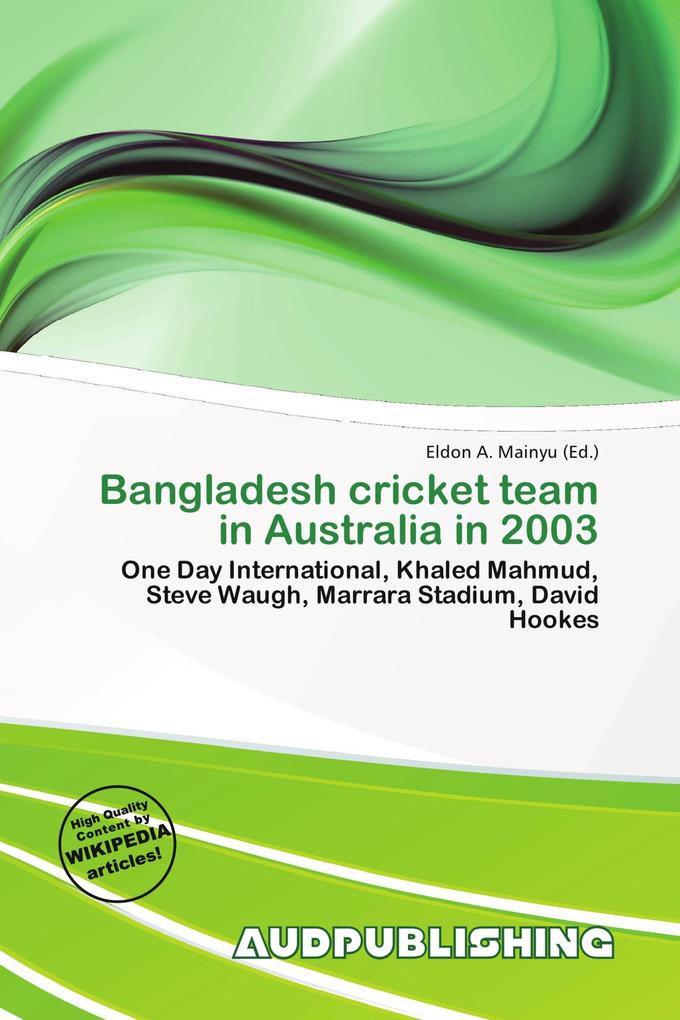 Bangladesh cricket team in Australia in 2003